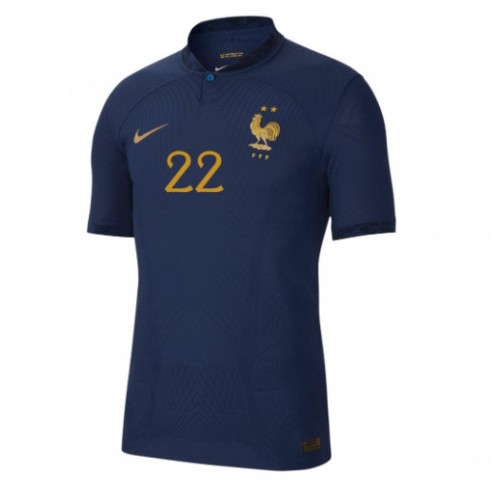 Maillot de foot France Theo Hernandez #22 Domicile Monde 2022 Manches Courte